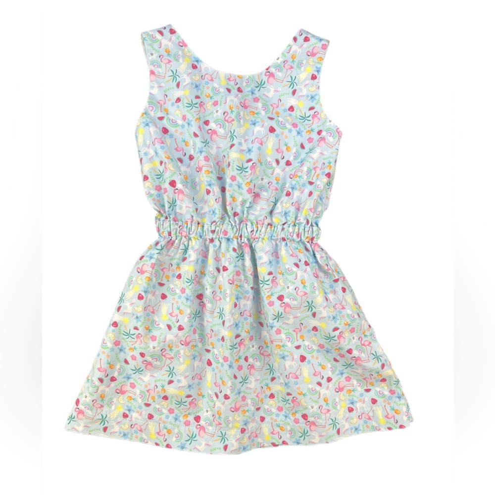 JAMES & LOTTIE Floral Print Back Tie Dress - 4T